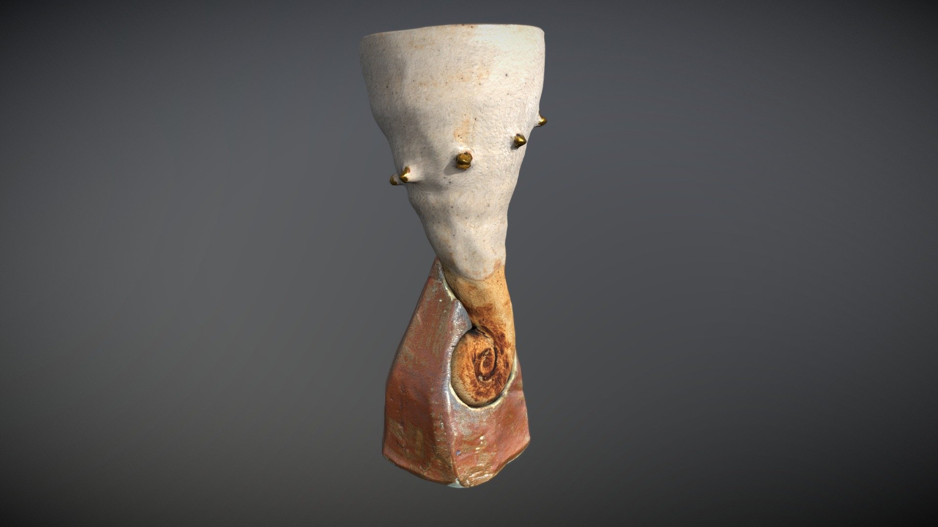 Neptune's cup by Ikuhiko Shibata（酒器：柴田育彦） — Sketchfab embed 3D viewer