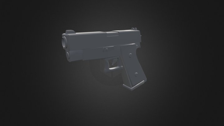 Lowpoly Gun(on going) 3D Model