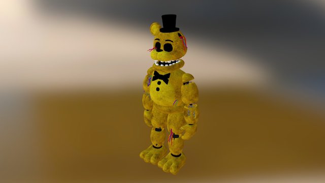 Fnaf-2-golden-freddy 3D Model