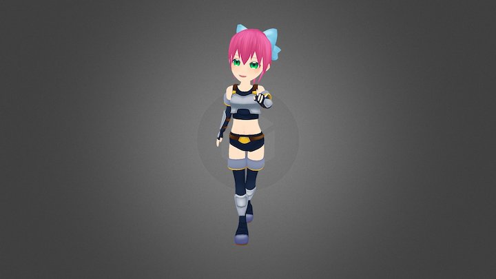 3DCG Character class : based on design 3D Model