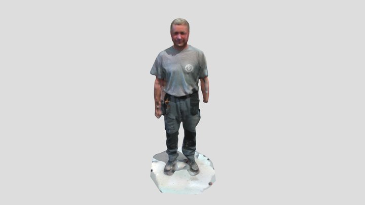Plastic worker 3D Model