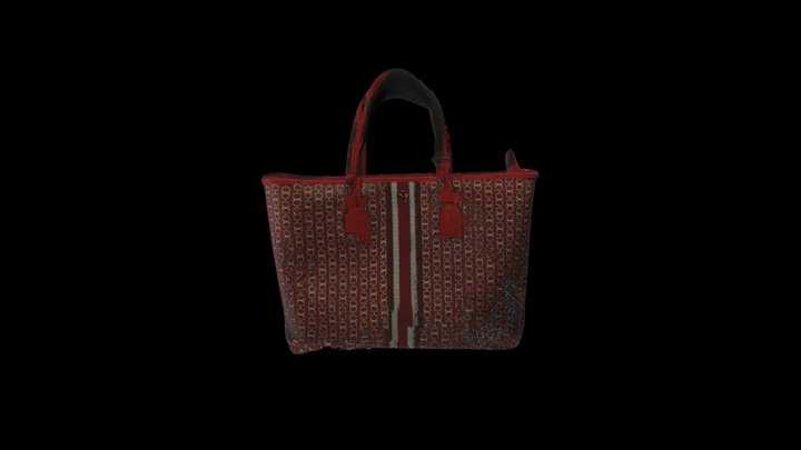 Rapid Scan Test - Tory & Burch Women's Red Tote 3D Model