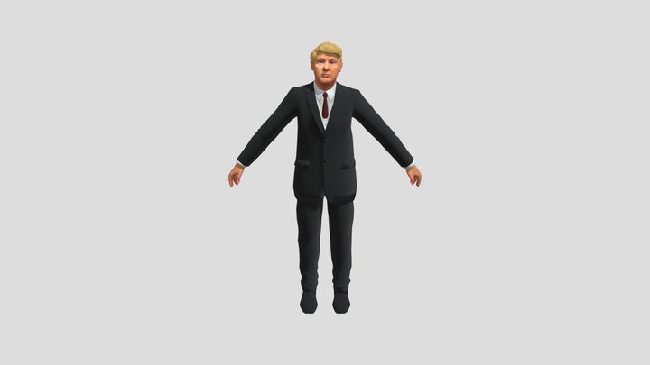 Trump Gmod Export 3D Model