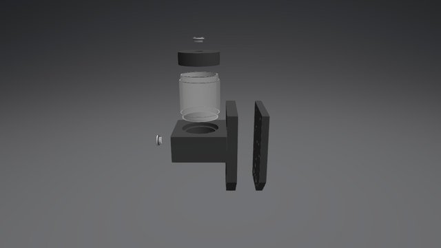 Ncase D5 Mount Assembly 3D Model