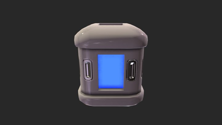 Space Crate 3D Model