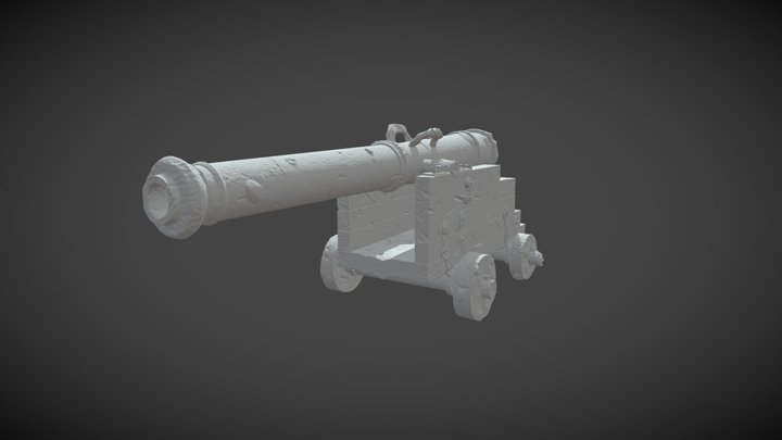 Cannon Sculpt 3D Model
