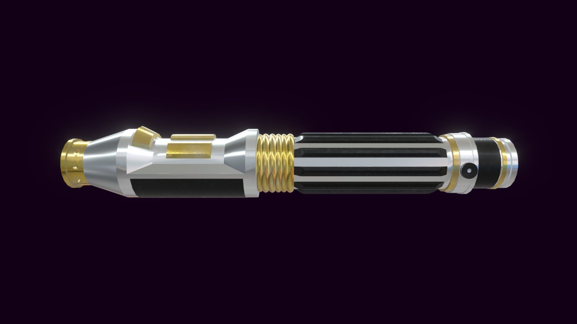 Mace Windu's Lightsaber 3D model by Ametzger [801f182] Sketchfab