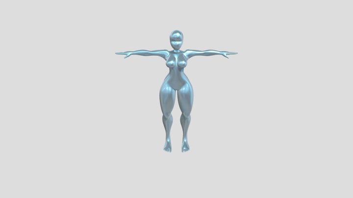 daughter-body-type-base-mesh 3D Model