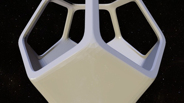 3D Printed Dodecahedron Planter 3D Model
