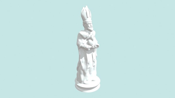 Saint Augustine (3D printing) - Santo Agostinho. 3D Model