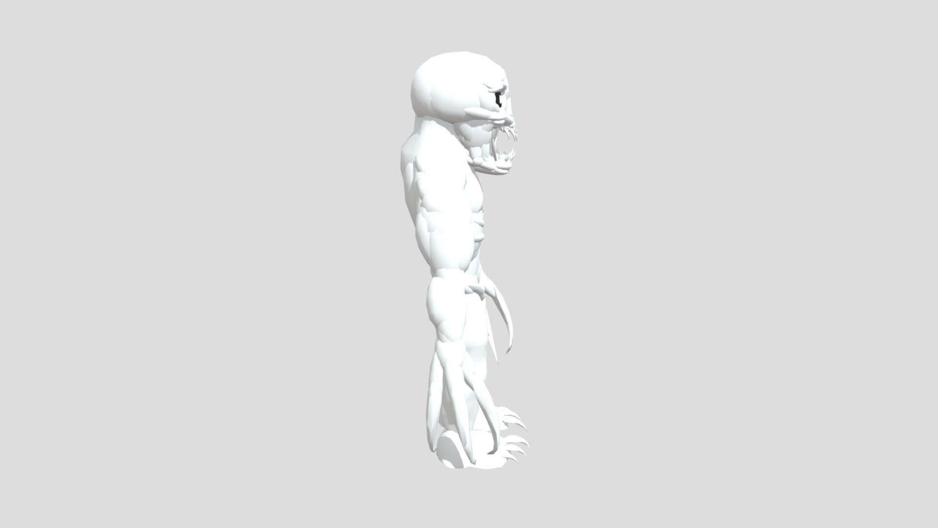 The Rake - creepypasta creature - Download Free 3D model by