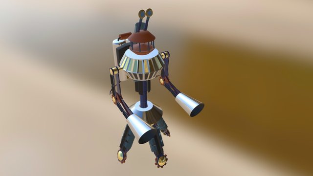 R Bot 3D Model