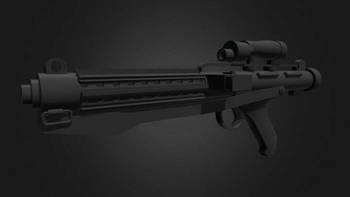 Storm Trooper Blaster 3D Model