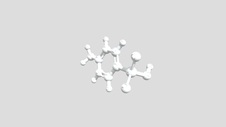 P-Toluenesulfonic acid 3D Model — CAS 104-15-4