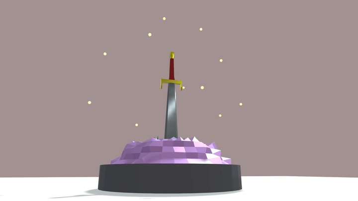 sword lowpoly 3D Model