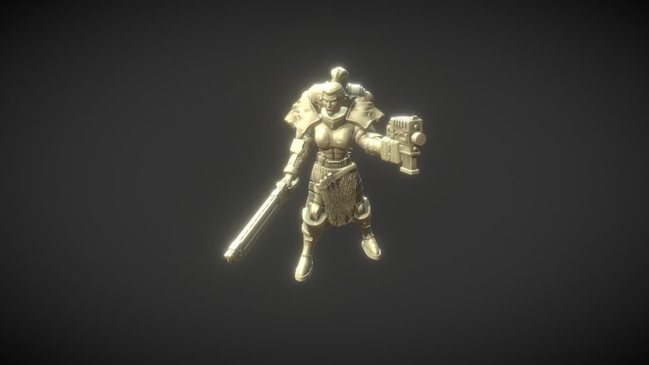 Sisters of Wolves  (Work in Progress) 3D Model