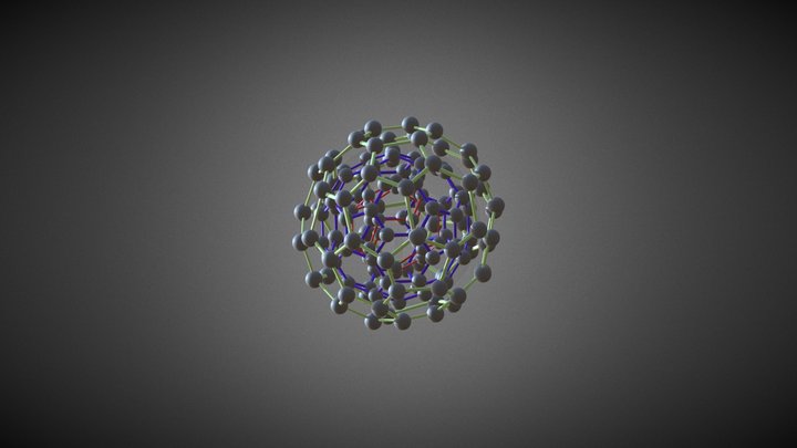 Fullereno Animated 3D Model