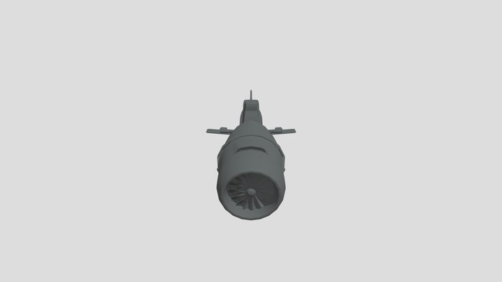 Hover bike the rocket 3D Model