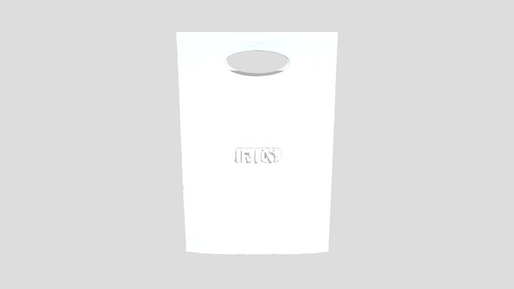 Bag with "BLUORNO" Design 3D Model