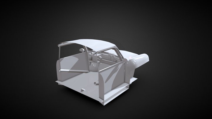renn trabant cockpit wip 3D Model