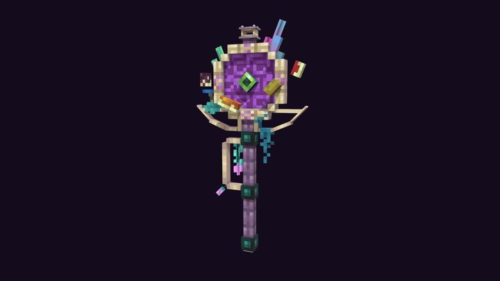 Key of The End (Minecraft) 3D Model