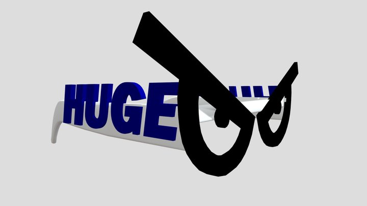 HUGE EYEGLASSES 3D Model