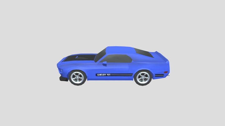 Ford Mustang 1969 3D Model