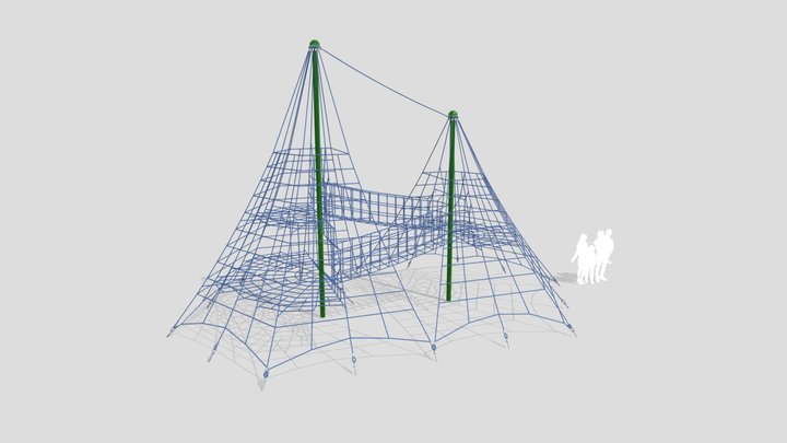 Net Effects - Tower Climb 3D Model