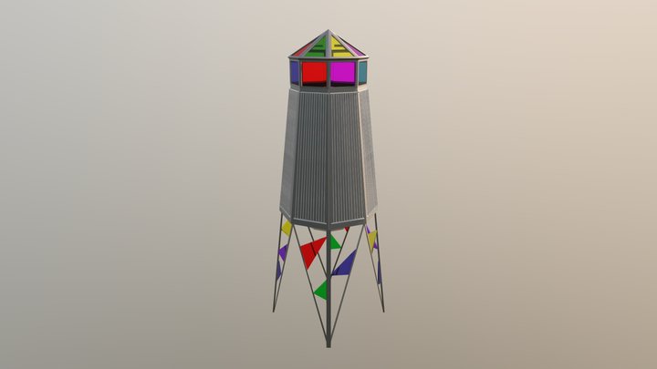 Anna's Wind Harp 3D Model