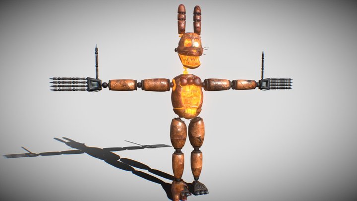 Custom Jack'o Bonnie 3D Model