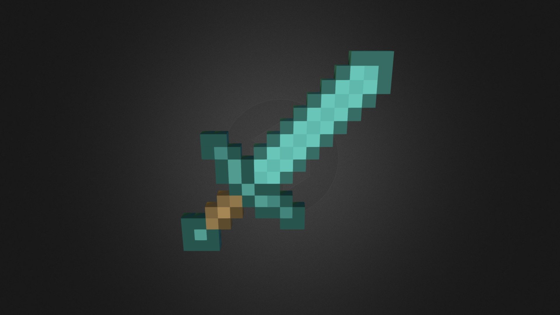 Minecraft)Diamond Sword - Download Free 3D model by zaba_attack.