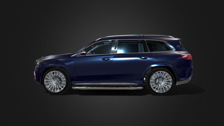 Mersedes Benz Maybach GlS 600 – Kostenloses 3D-Modell STL