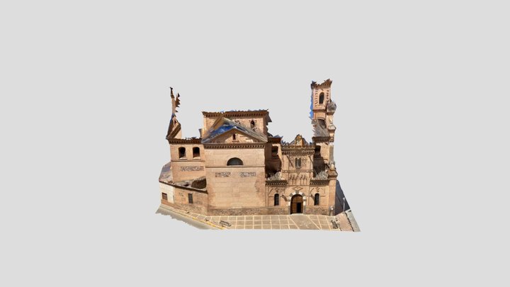Ermita de La Soledad (Moral de Calatrava) 3D Model