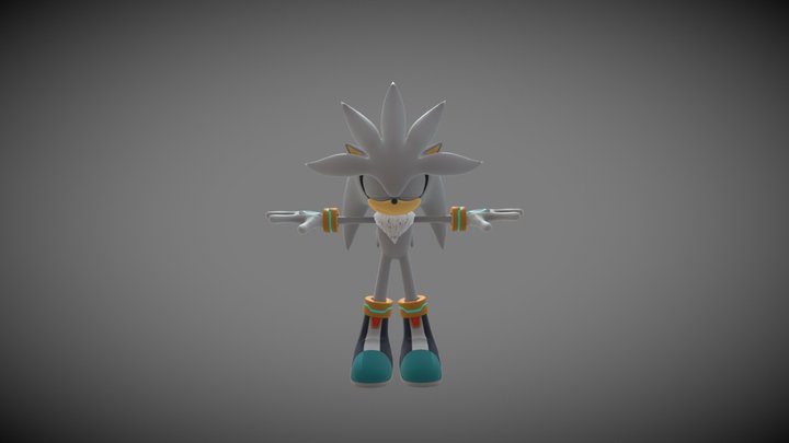 Silver the Hedgehog (Sonic '06) 3D Model