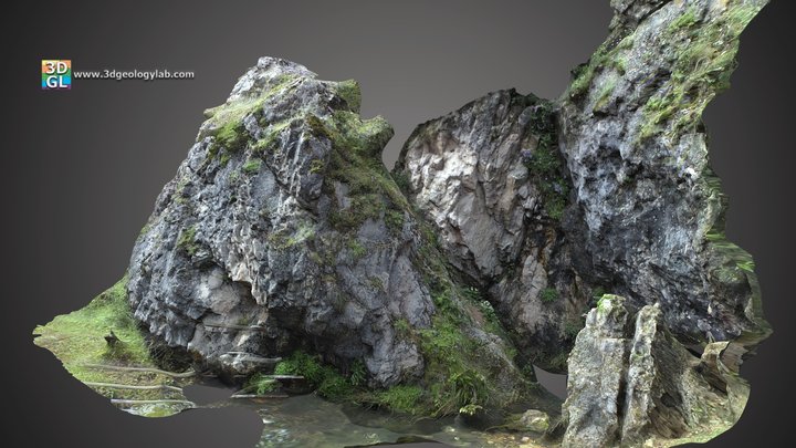 Outcrop - Limestones & Mudstone-limestones (H5) 3D Model