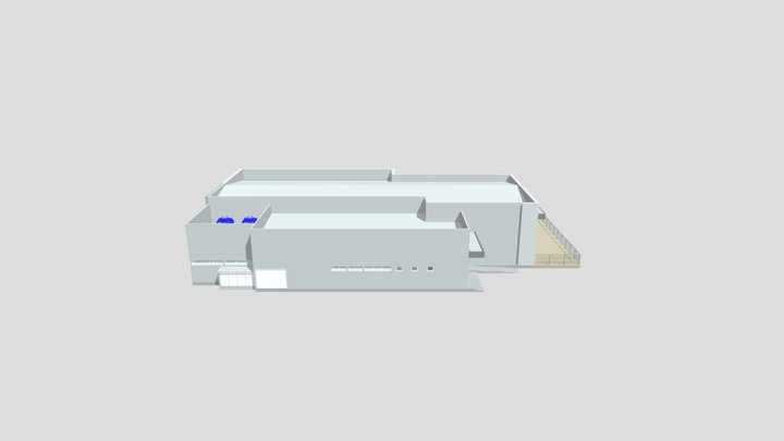 PMU SANTA CARMEM MT - ARQ EXE RESTAURANTE 3D Model