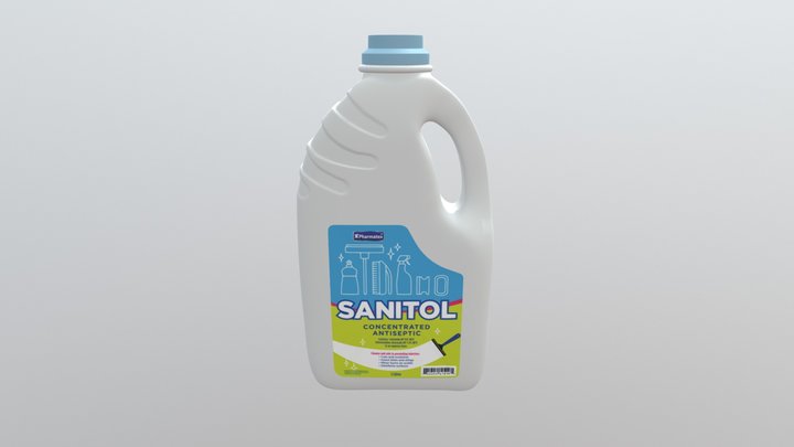 Sanitol Antiseptic 3D Model