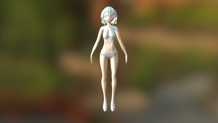 anime characters 3D Model