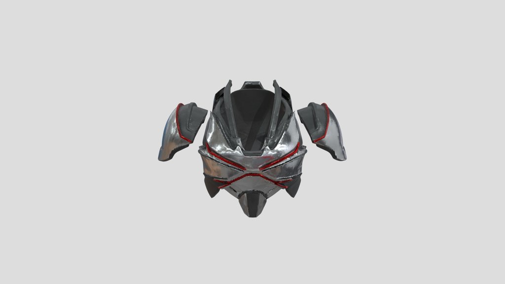 Kamen Rider Ark-One Torso Armor (Low Poly)