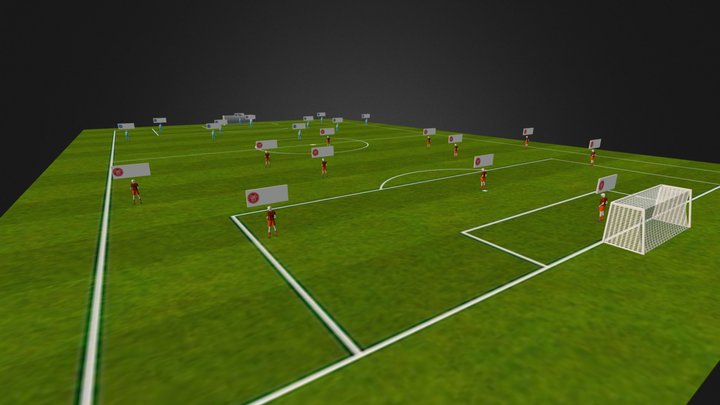 Fodbold 3D Model
