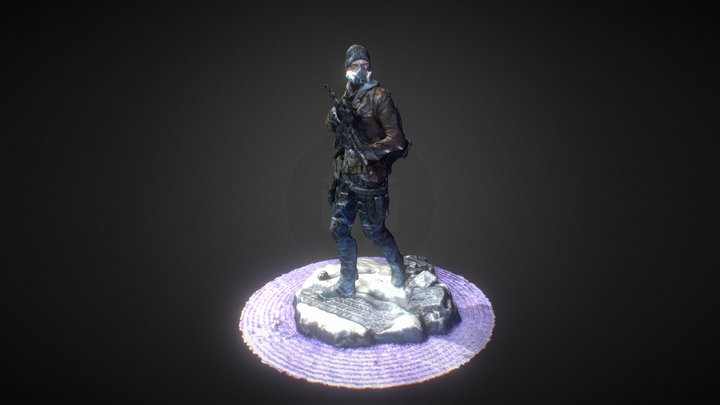 The Division Figurine 3D Model