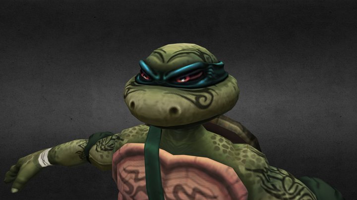 Evil Turtle 3D Model