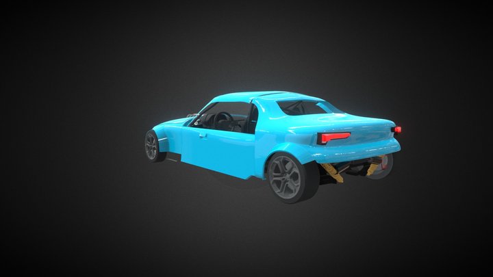S2000honda wide body 3D Model