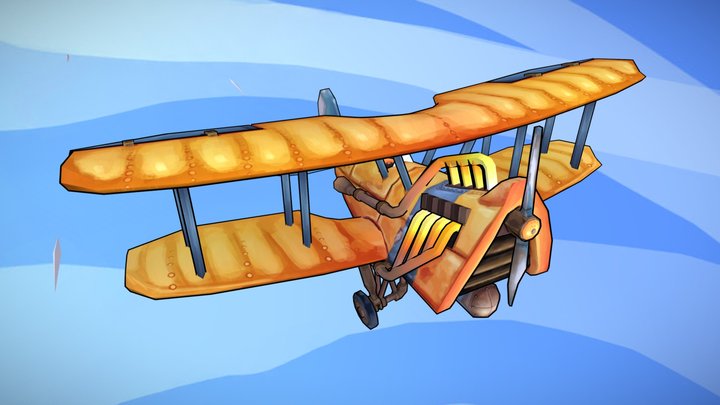 The Flying Circus - Blackburn Dart 3D Model
