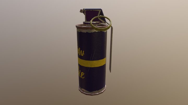 Smoke Grenade 3D Model