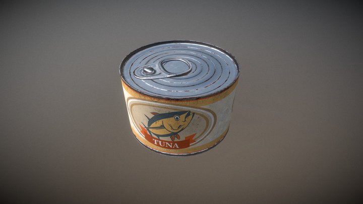 Can of tuna 3D Model