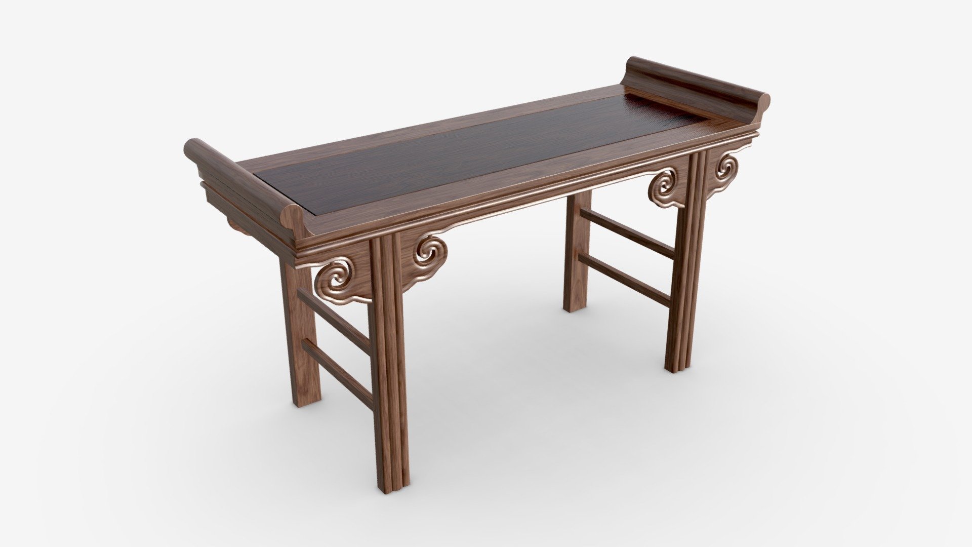 Chinese Low Tea Table - Buy Royalty Free 3D model by HQ3DMOD ...