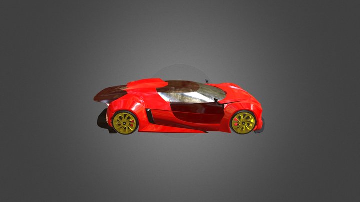 Citroen GT 3D model 3D Model