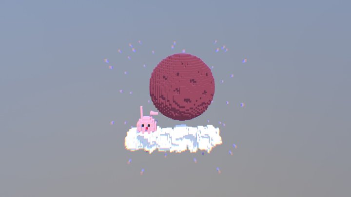 Moon Rabbit 3D Model
