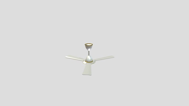 Classic Ceiling Fan – Modello 3D gratuito STL
